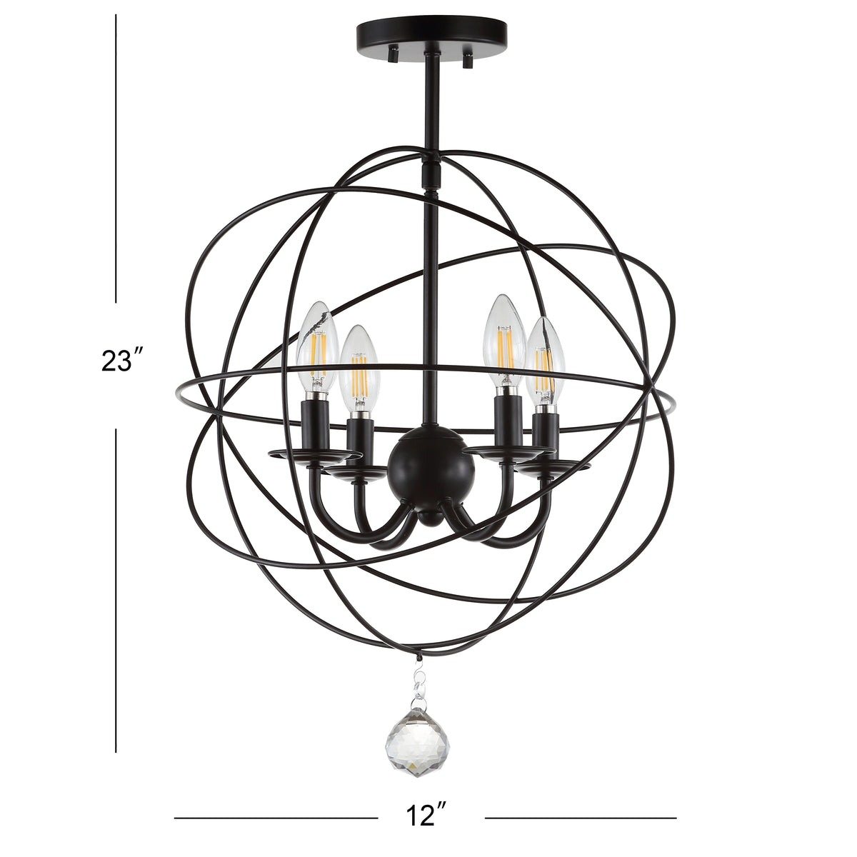 Shoal 12" Metal LED Flush Mount
