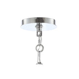 Superb 4-Light 20" Adjustable Scalloped Shade Metal LED Pendant