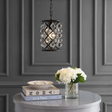 Formentera 8" Metal/Crystal LED Pendant