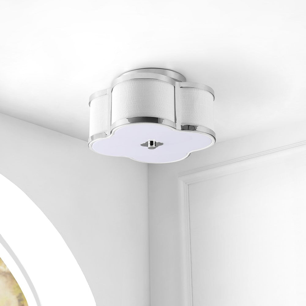 Uheold Scalloped Shade Metal Classic Glam LED Flush Mount