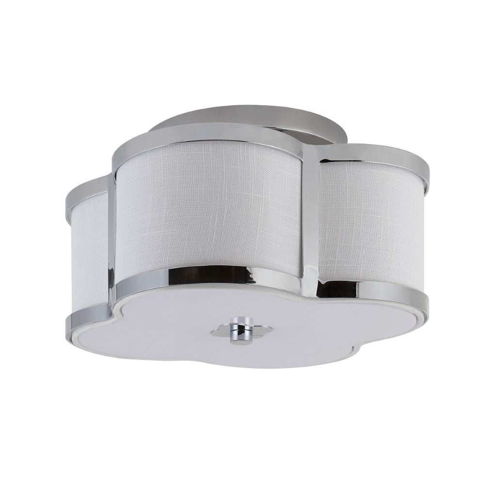 Uheold Scalloped Shade Metal Classic Glam LED Flush Mount
