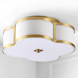 Uheold Scalloped Shade Metal Classic Glam LED Flush Mount
