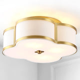 Uheold Scalloped Shade Metal Classic Glam LED Flush Mount