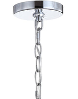 Grouse 9.75" Adjustable 3D Color Burst Glass/Metal Pendant
