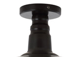 Yasu Classic Industrial Indoor/Outdoor Iron LED Semi Flush Mount