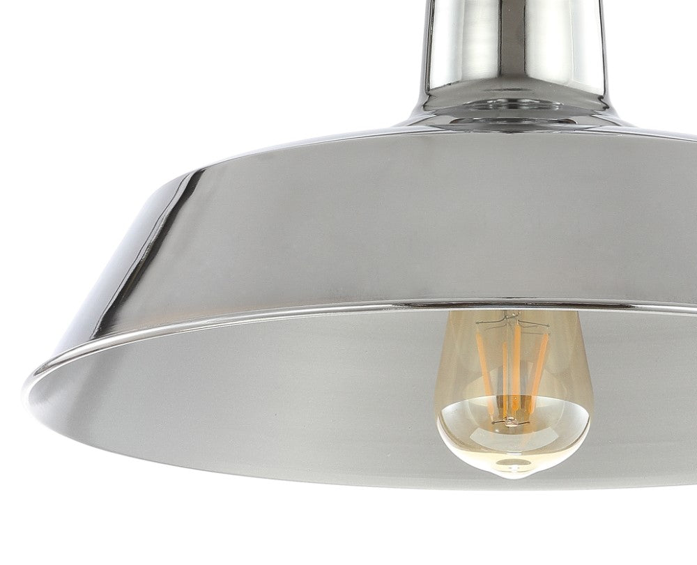Yasu Classic Industrial Indoor/Outdoor Iron LED Semi Flush Mount