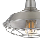 Lennox 10.2" Metal LED Semi-Flush Mount