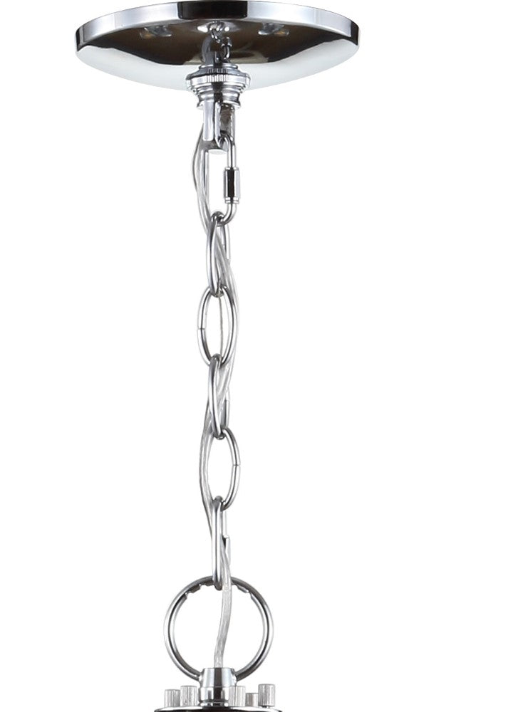 Kiwi 30" Wood/Metal Adjustable LED Chandelier