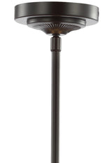 Lapwing 16" Metal/Crystal LED Adjustable Chandelier