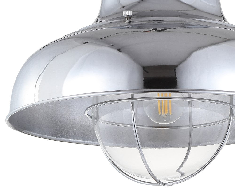 Olea 13" Metal LED Semi-Flush Mount