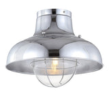 Olea 13" Metal LED Semi-Flush Mount