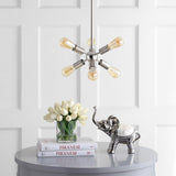 Lilac 17.5" Sputnik Metal LED Chandelier