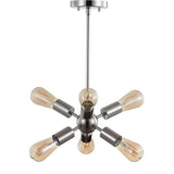 Lilac 17.5" Sputnik Metal LED Chandelier