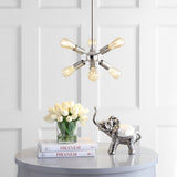 Lilac 17.5" Sputnik Metal LED Chandelier