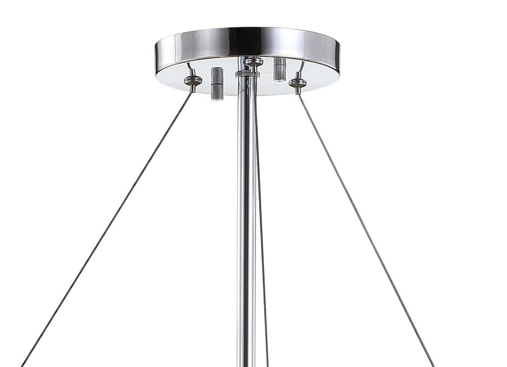 Lovebird 24" Marble/Metal LED Chandelier