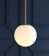 Elowen 7.75" Metal/Glass Globe LED Pendant