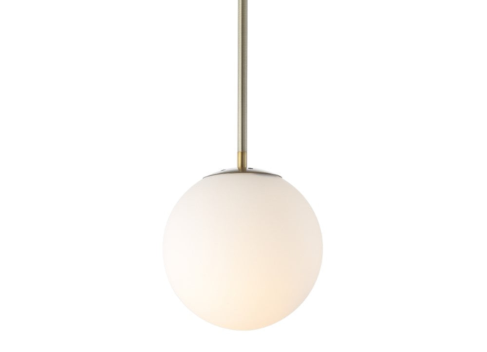 Elowen 7.75" Metal/Glass Globe LED Pendant
