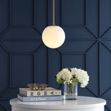 Elowen 7.75" Metal/Glass Globe LED Pendant