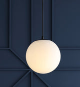 Elowen 7.75" Metal/Glass Globe LED Pendant