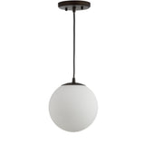 Elowen 7.75" Metal/Glass Globe LED Pendant