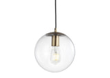 Elowen 7.75" Metal/Glass Globe LED Pendant