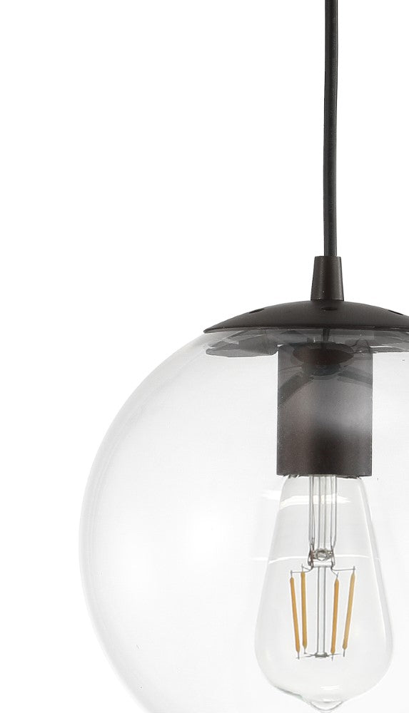 Elowen 7.75" Metal/Glass Globe LED Pendant