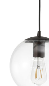 Elowen 7.75" Metal/Glass Globe LED Pendant