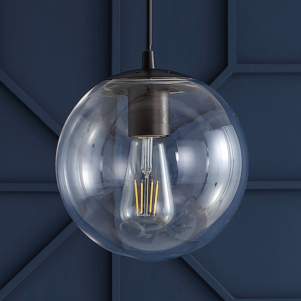 Elowen 7.75" Metal/Glass Globe LED Pendant