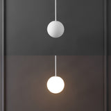 Elowen 7.75" Metal/Glass Globe LED Pendant