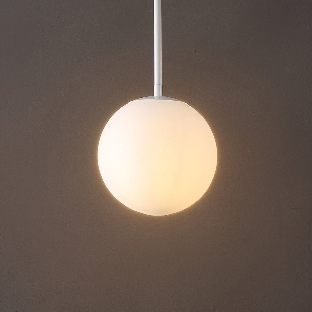 Elowen 7.75" Metal/Glass Globe LED Pendant