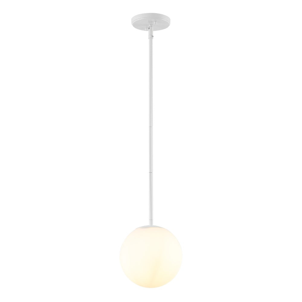 Elowen 7.75" Metal/Glass Globe LED Pendant