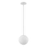 Elowen 7.75" Metal/Glass Globe LED Pendant