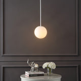 Elowen 7.75" Metal/Glass Globe LED Pendant