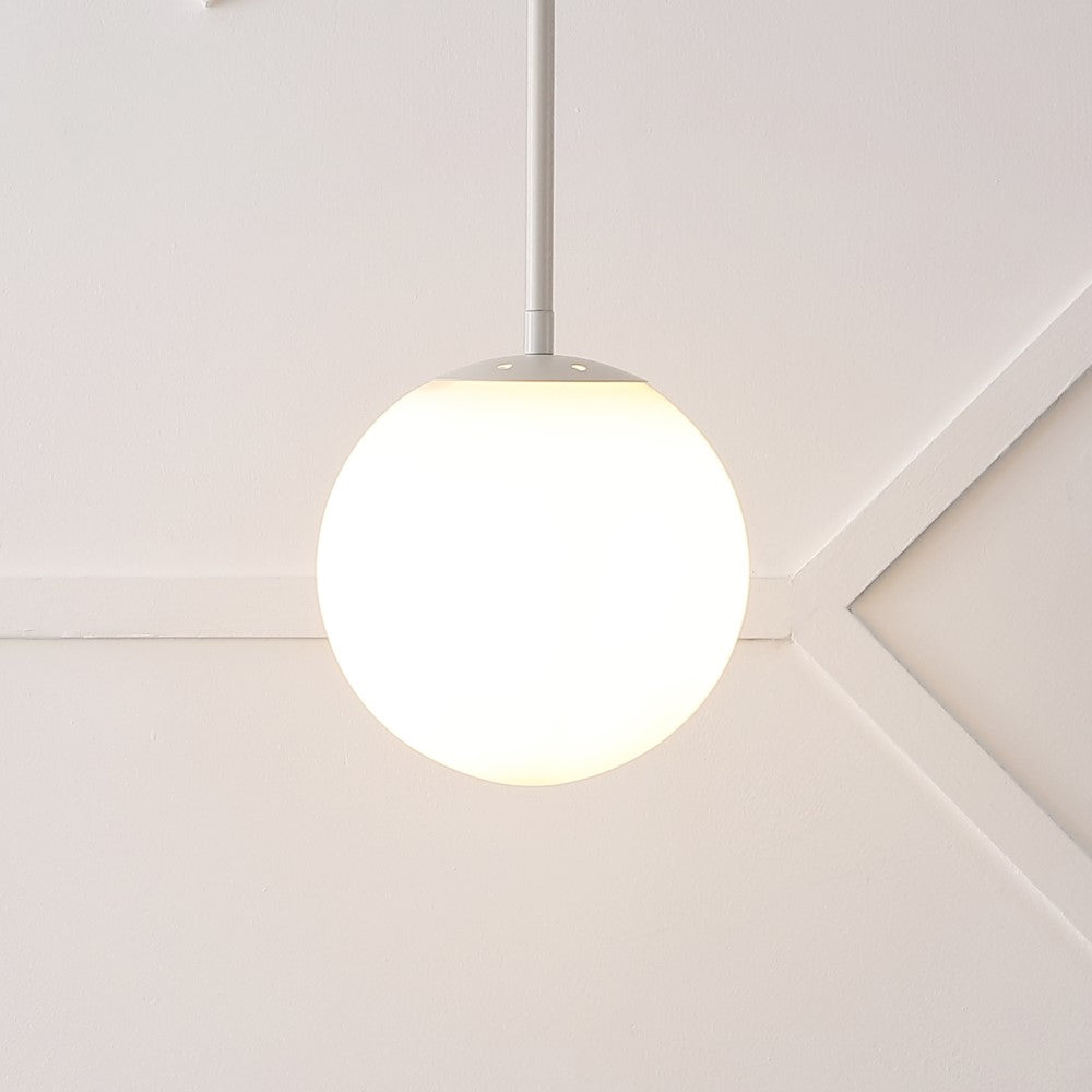 Elowen 7.75" Metal/Glass Globe LED Pendant