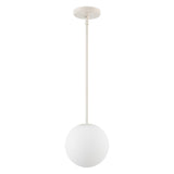 Elowen 7.75" Metal/Glass Globe LED Pendant