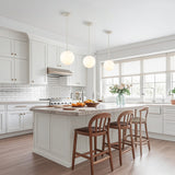 Elowen 7.75" Metal/Glass Globe LED Pendant
