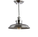 Stowe 11" Adjustable Iron Industrial Rustic LED Pendant