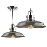 Stowe 11" Adjustable Iron Industrial Rustic LED Pendant