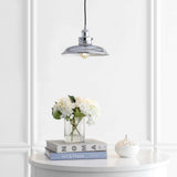 Stowe 11" Adjustable Iron Industrial Rustic LED Pendant