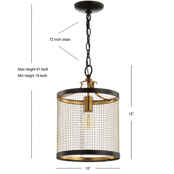 Dimension Image Black/Brass Gold