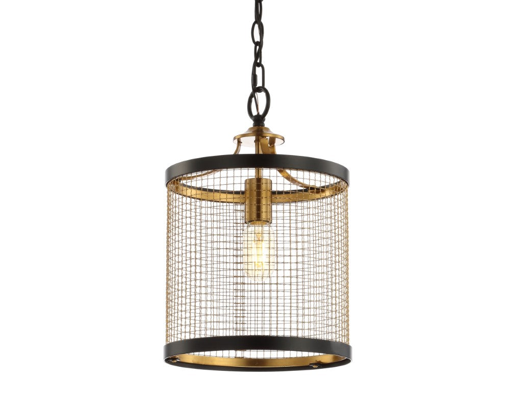 Lobelia 10" Lantern Metal LED Pendant