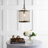 Lobelia 10" Lantern Metal LED Pendant