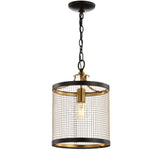 Lobelia 10" Lantern Metal LED Pendant