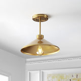 Fleming 11.75" Iron Modern Farmhouse LED Pendant