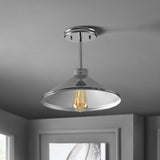 Fleming 11.75" Iron Modern Farmhouse LED Pendant