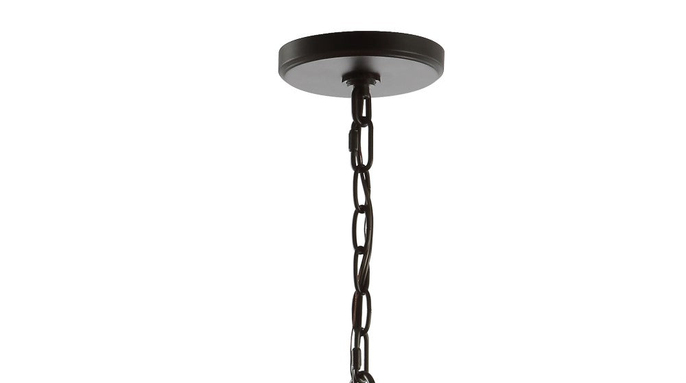 Kerouac 4-Light 21" Iron Modern Angled LED Chandelier