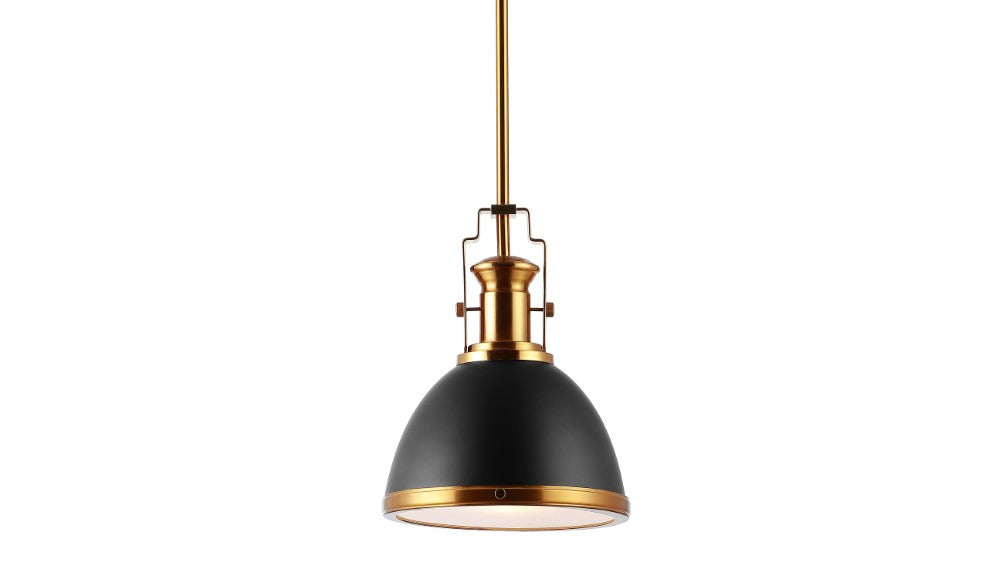 Patterson Adjustable Iron/Glass Vintage Classic LED Pendant