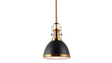 Patterson Adjustable Iron/Glass Vintage Classic LED Pendant