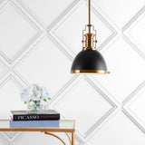 Patterson Adjustable Iron/Glass Vintage Classic LED Pendant