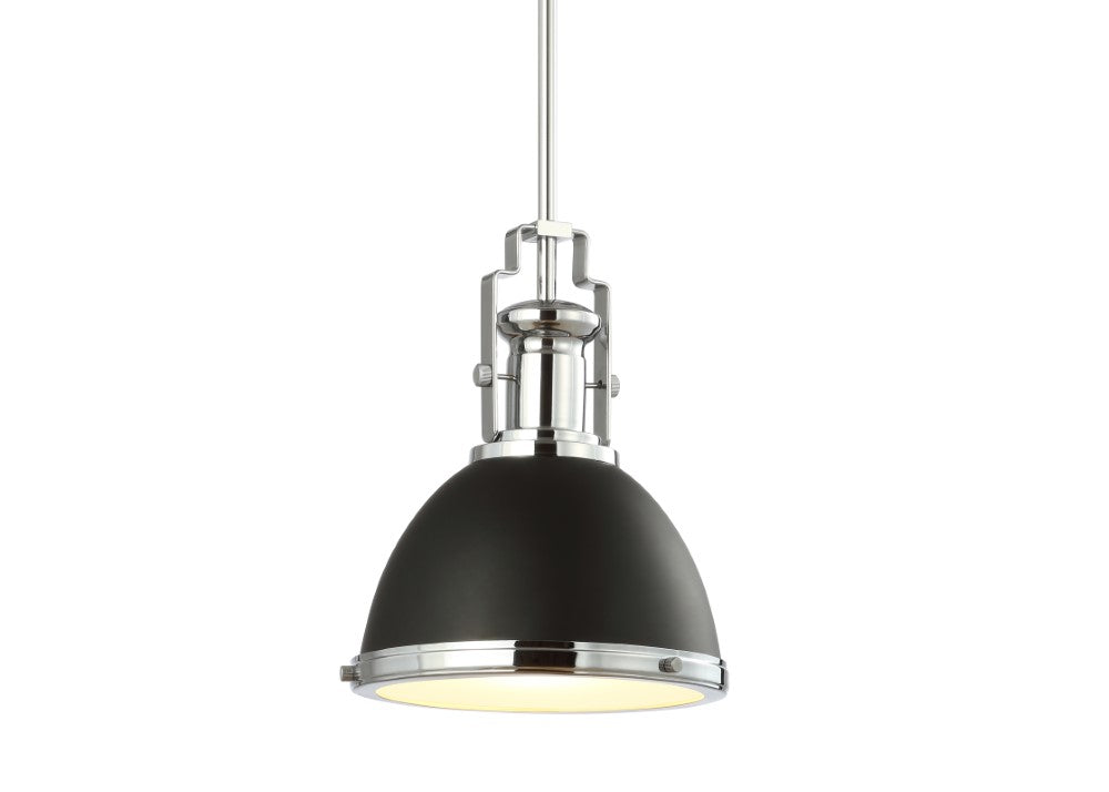 Patterson Adjustable Iron/Glass Vintage Classic LED Pendant